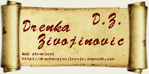 Drenka Živojinović vizit kartica